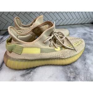 adidas Yeezy Boost 350 V2 Light UV Reactive Sz 9.5 Men’s Cream Yellow